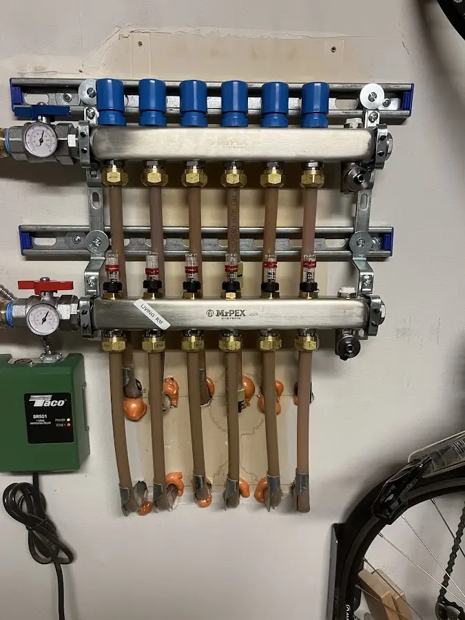 Plumber performing Gas Leak Detection at a residential property in Vernon Hills